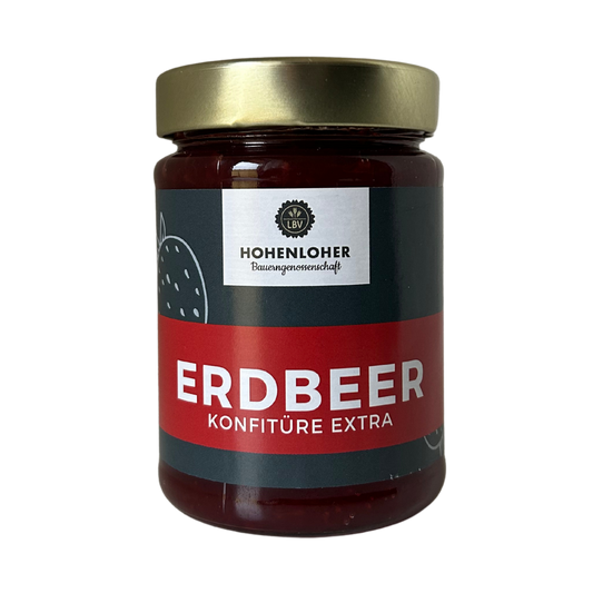 Erdbeerkonfitüre - Hohenloher Bauerngenossenschaft - LBV