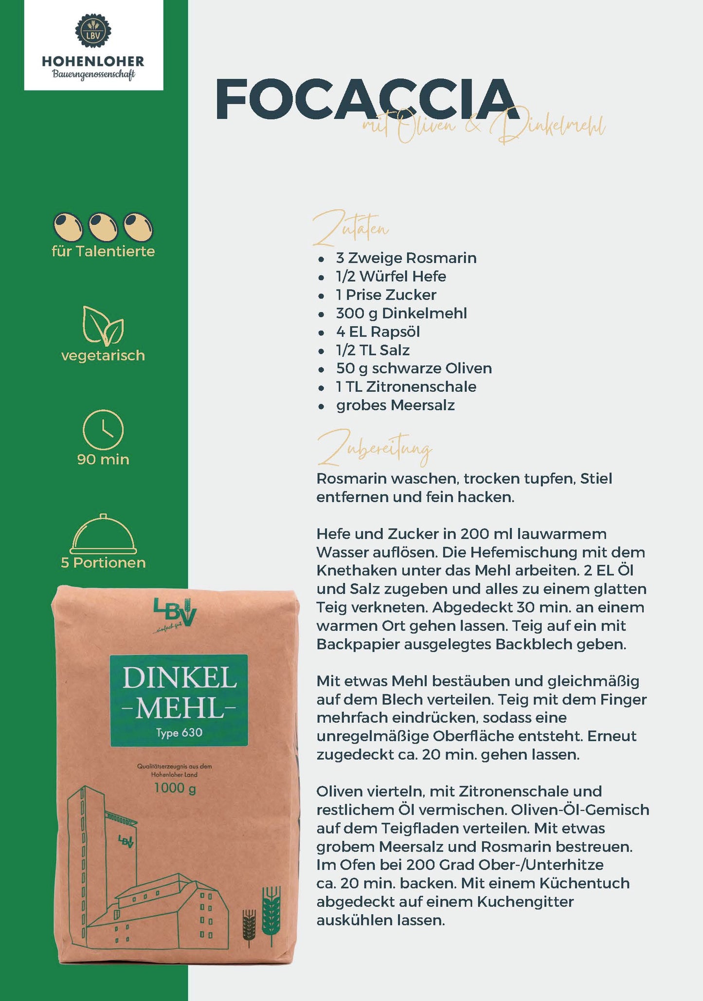 3 x Dinkelmehl 2,5 kg
